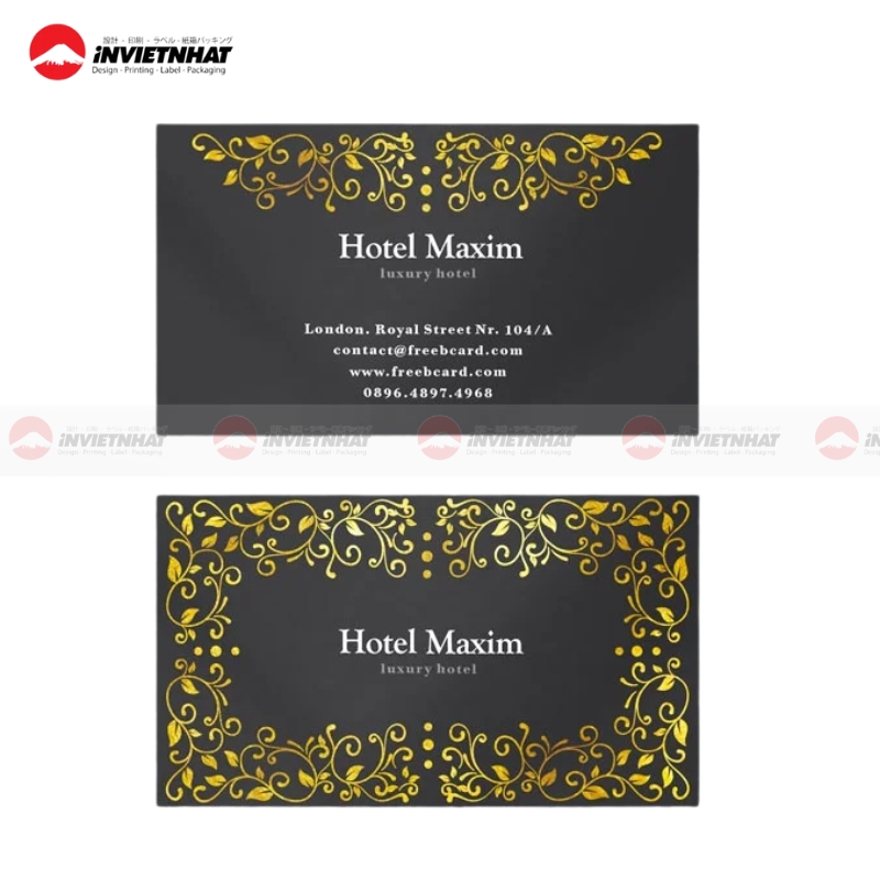 card visit khach san hotel