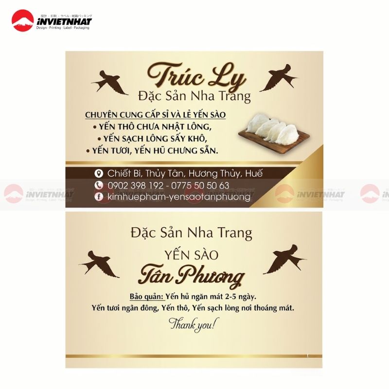 card visit minh hoa yen sao thien nhien