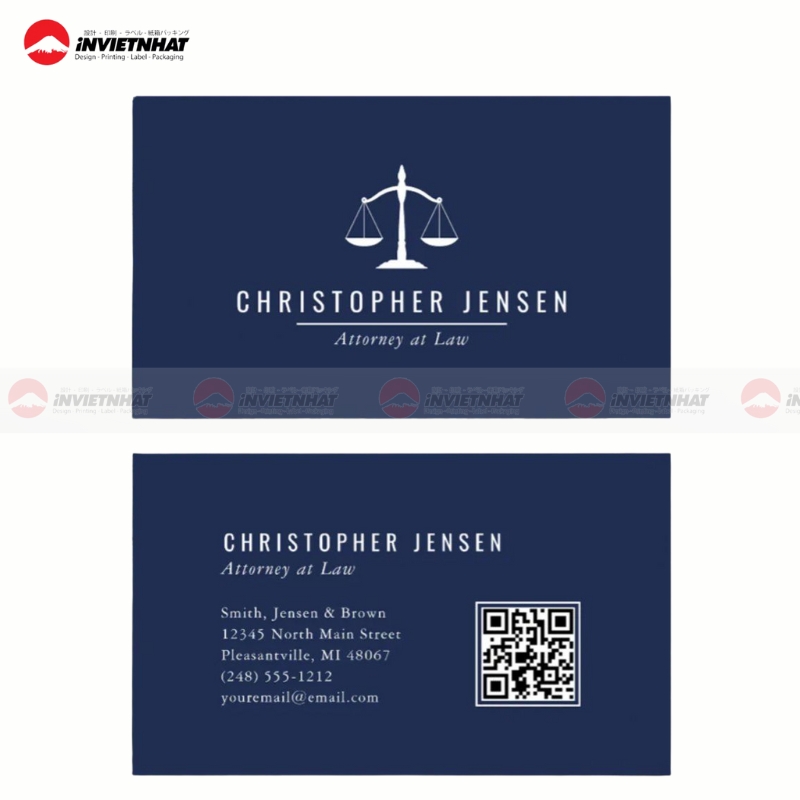 card visit qr luat su