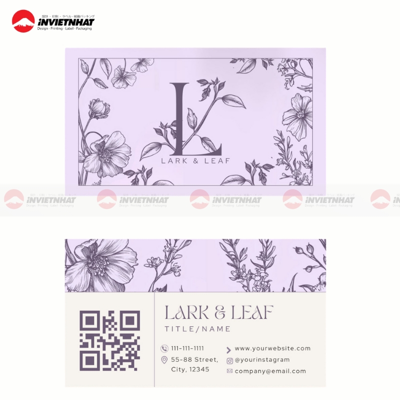 card visit qr shop hoa