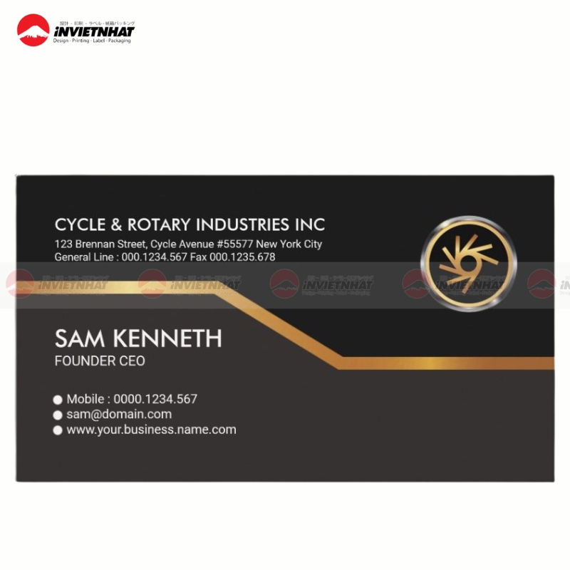 card visit tong giam doc