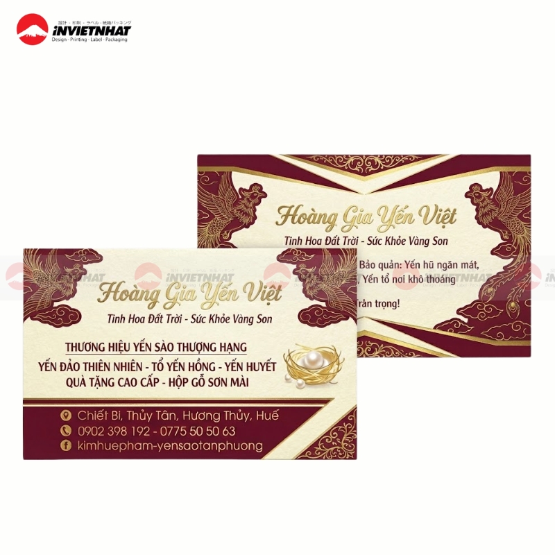 card visit yen sao nen do