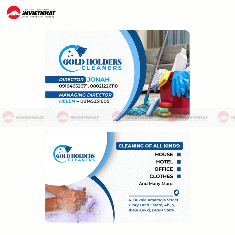 danh thiep dich vu giat ve sinh