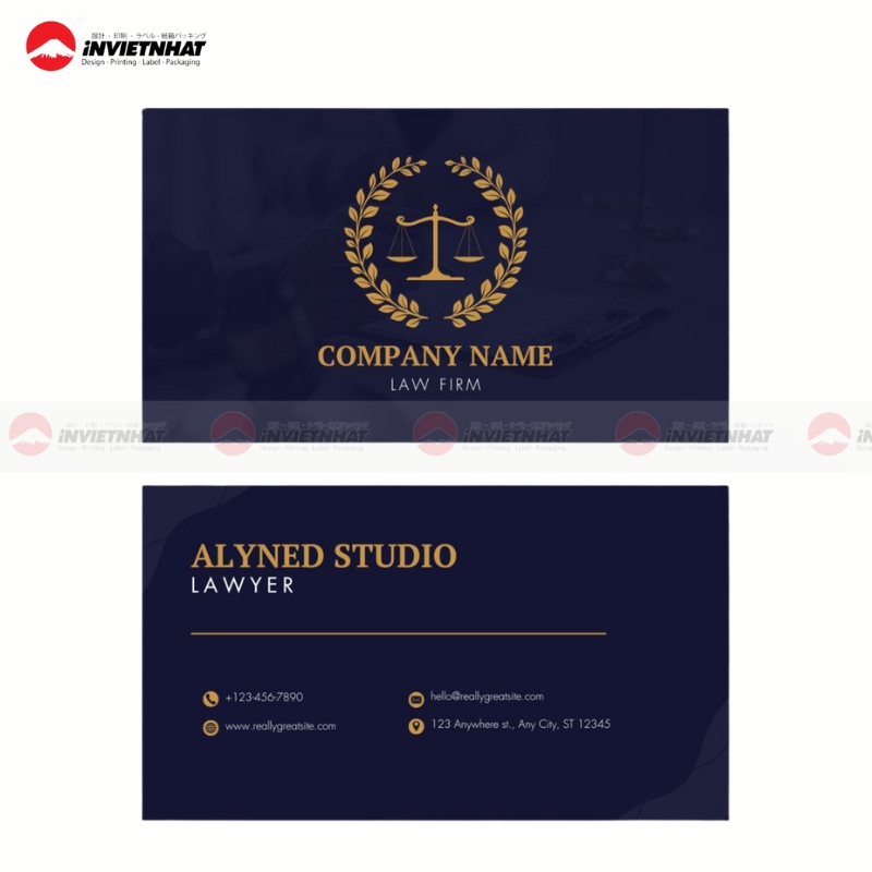 danh thiep logo nganh luat cach dieu