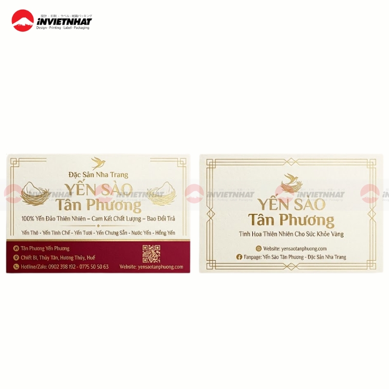 danh thiep qua tang yen sao