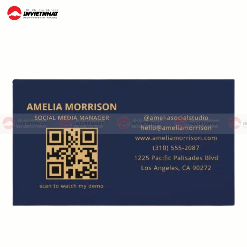 name card qr giam doc kinh doanh