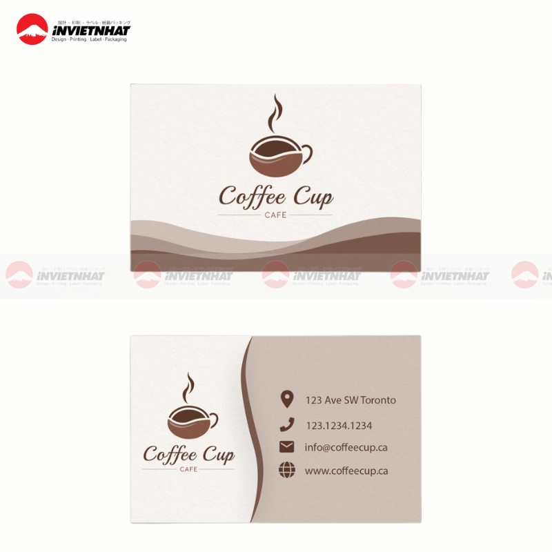 name card tach ca phe