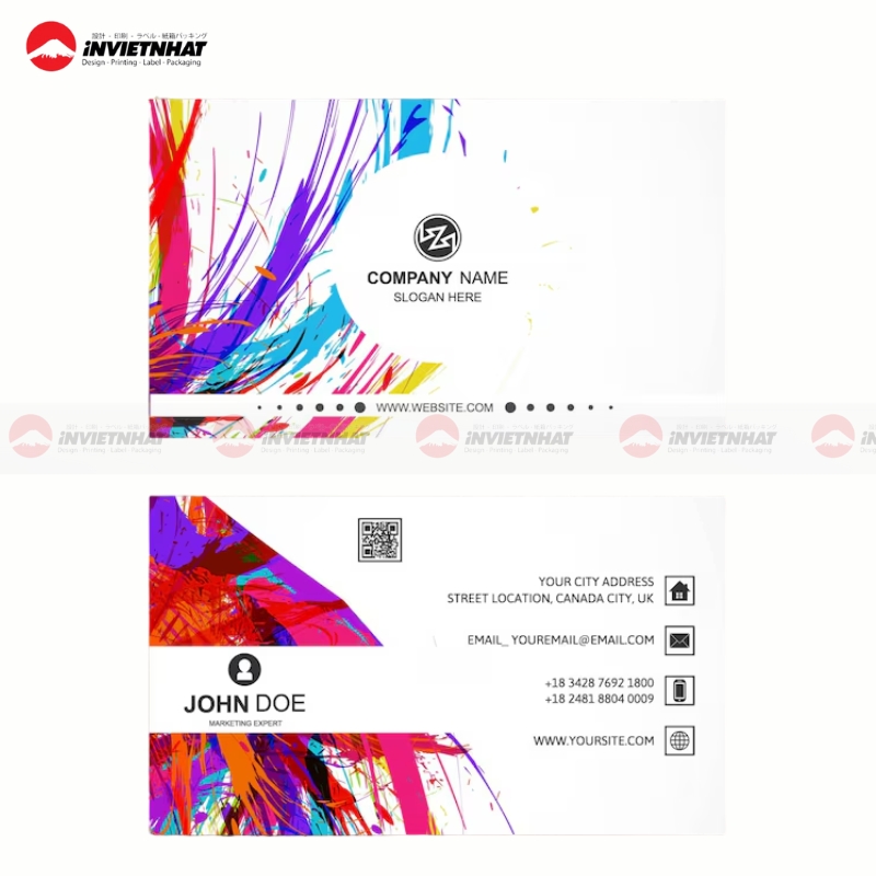 name card tiem son nghe thuat