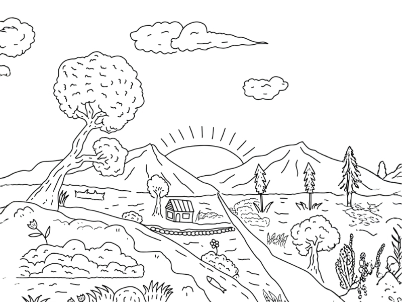 Ban ve tuyen tinh canh nui non