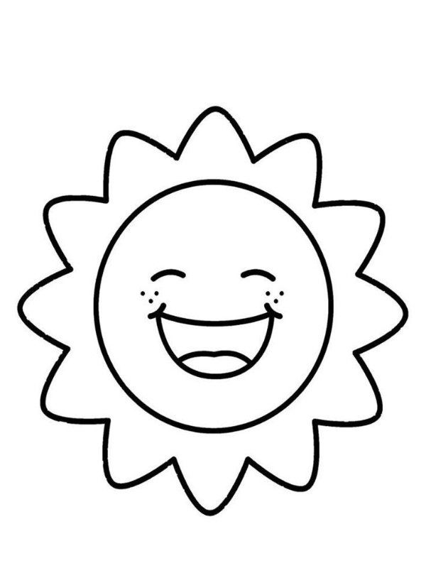 Buc ve mat troi hoat hinh