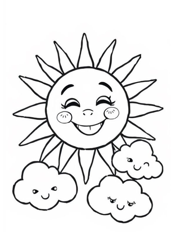 Hinh phac thao mat troi vui ve