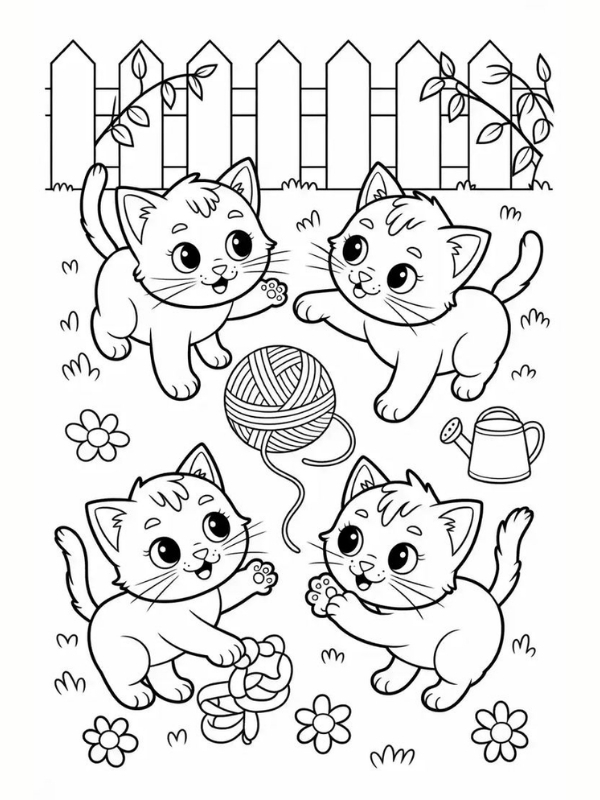 Hinh to mau con meo nhieu chi tiet