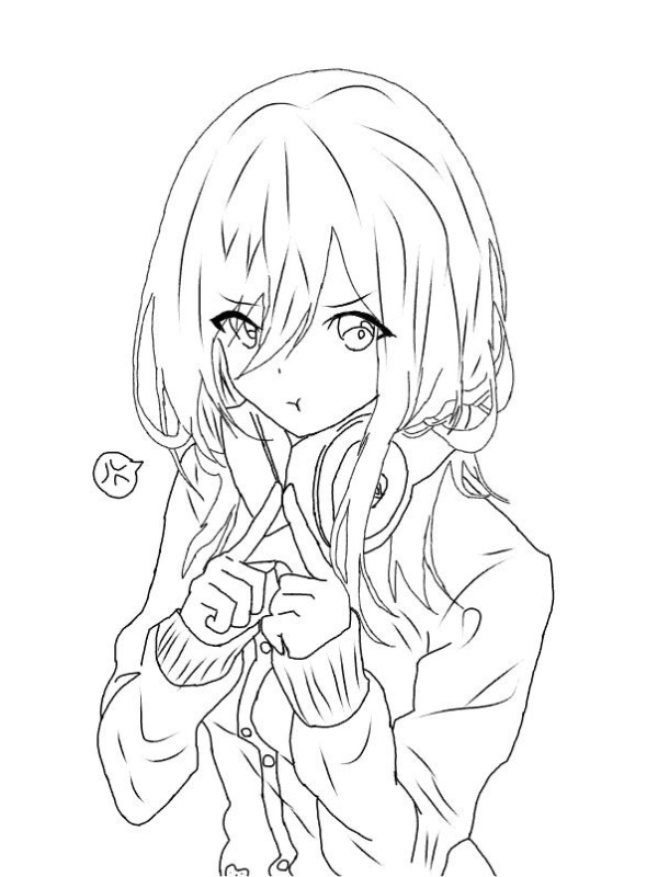 Hinh to mau nu sinh anime