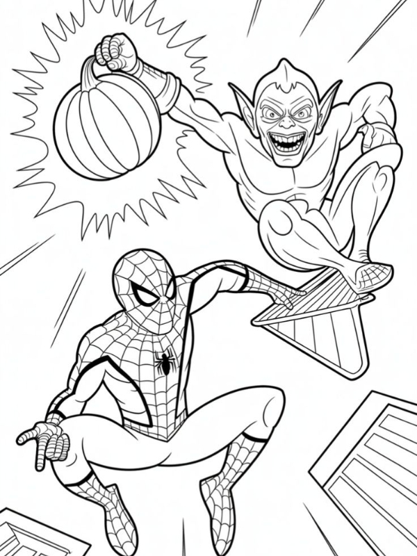 Hinh to mau sieu nhan nhen