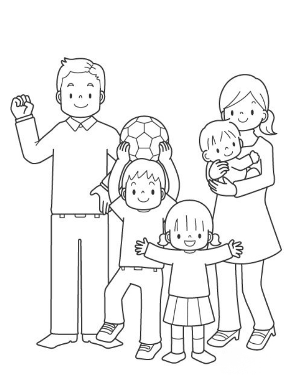 Hinh ve gia dinh hanh phuc