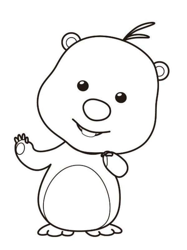 Mau to mau Loopy ngo nghinh