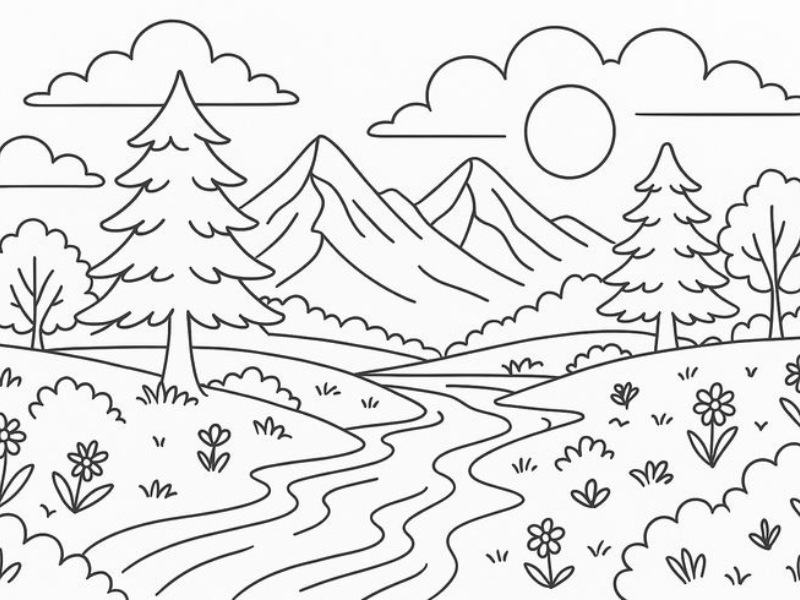 Mau to mau phong canh que huong