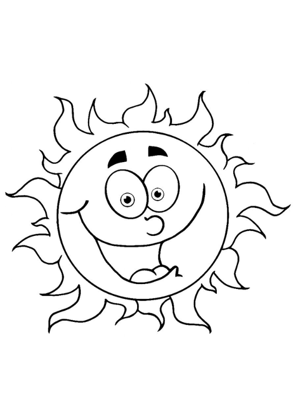 Mau tranh mat troi mua he