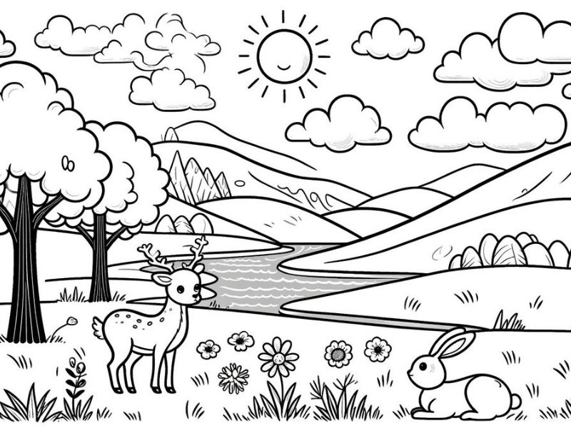 To mau canh vat thien nhien