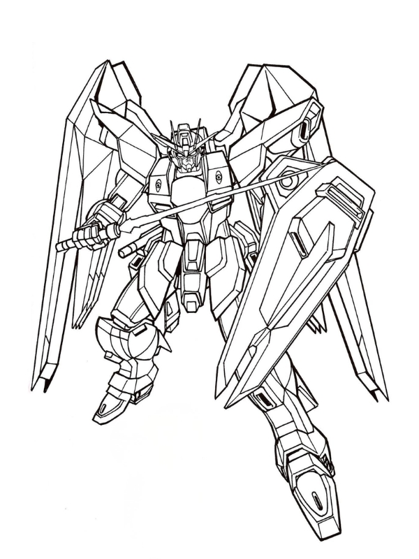 Tranh rong Gundam