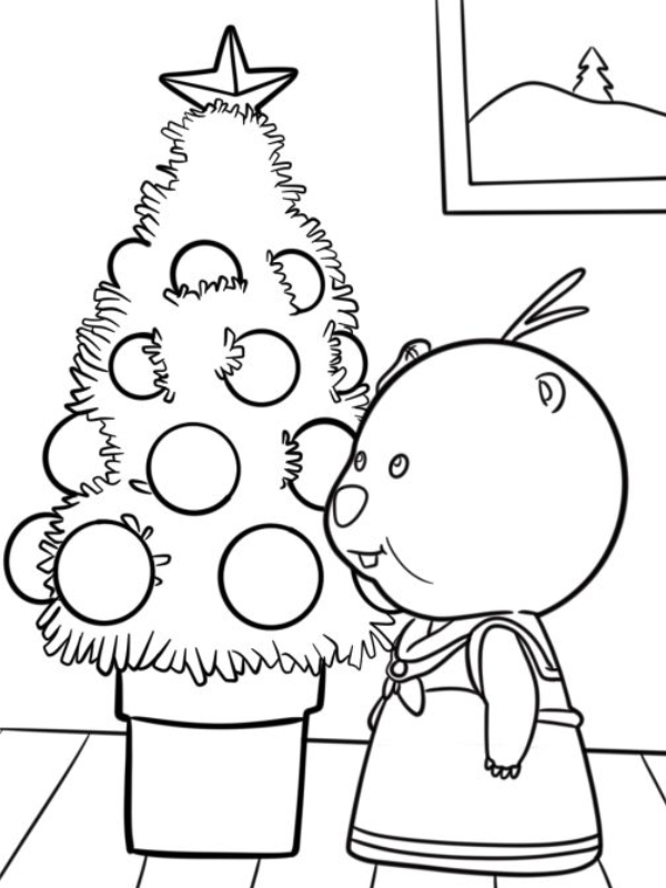 Tranh tap to Loopy hoat hinh