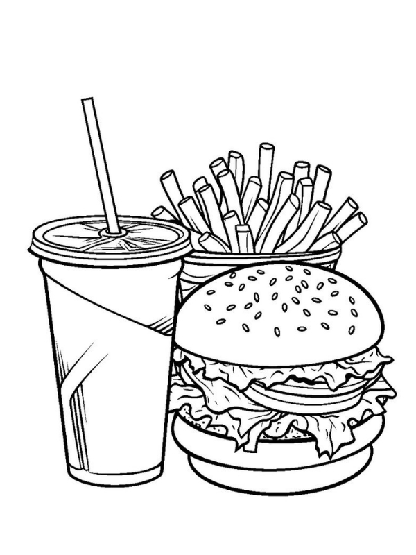 Tranh to mau mon an ngon