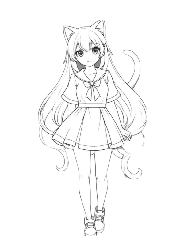 Tranh to mau nu nhan vat truyen tranh