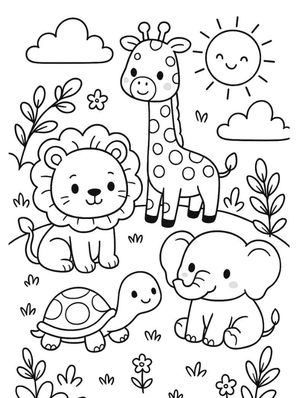 Tranh to mau thu rung