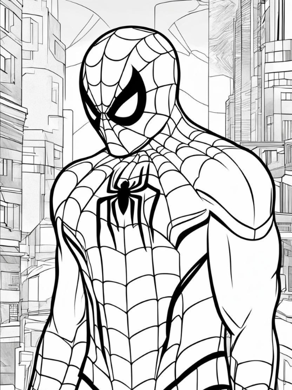 Tranh ve nguoi nhen den trang