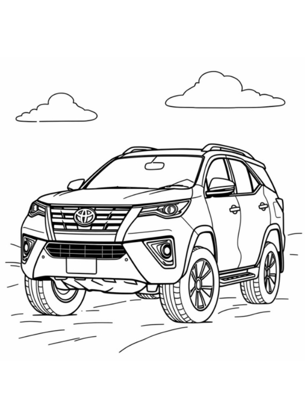 Tranh ve o to gia dinh