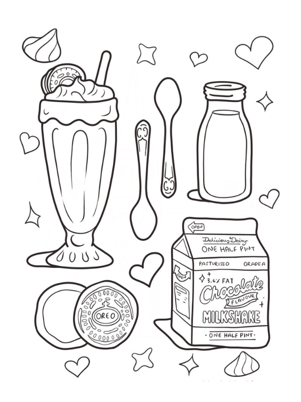 Tranh ve thuc an cho be