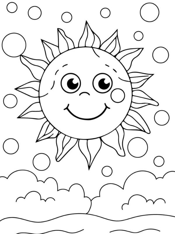 hinh to mau ong mat troi