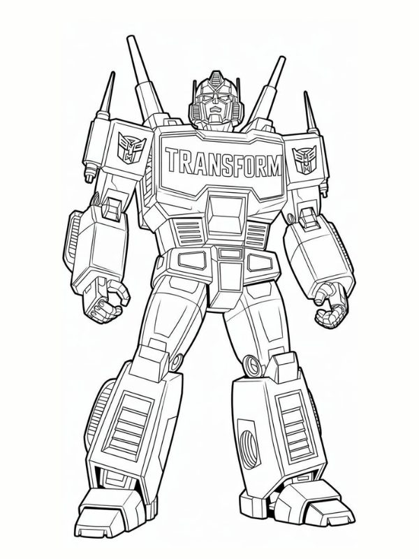 to mau robot cho be trai