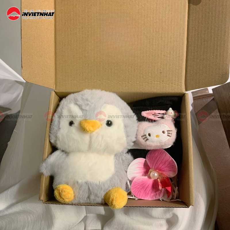 Hộp kraft đựng gấu bông