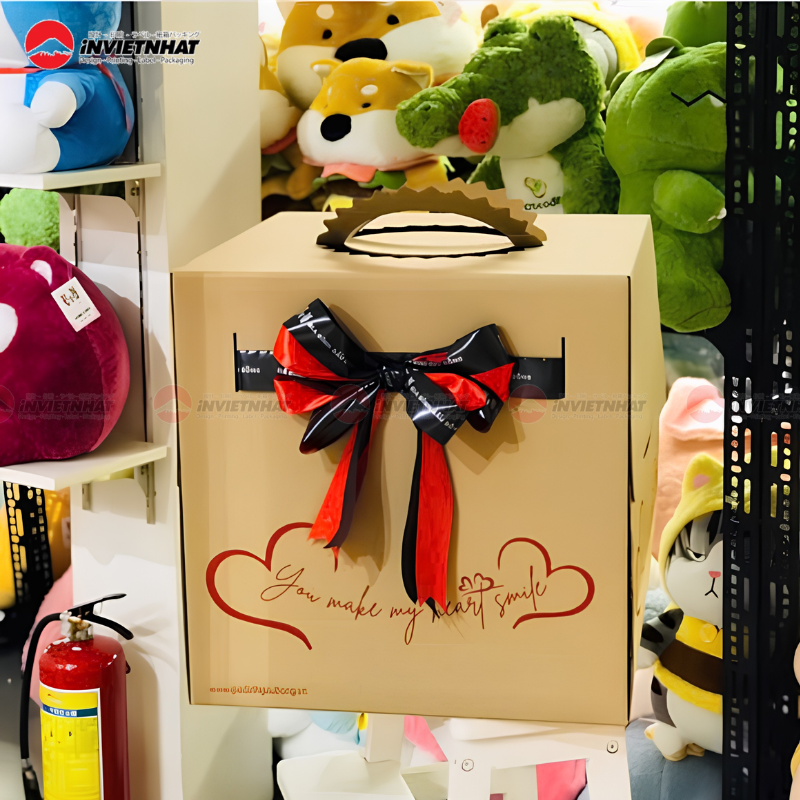 Mẫu hộp giấy gấu bông đẹp