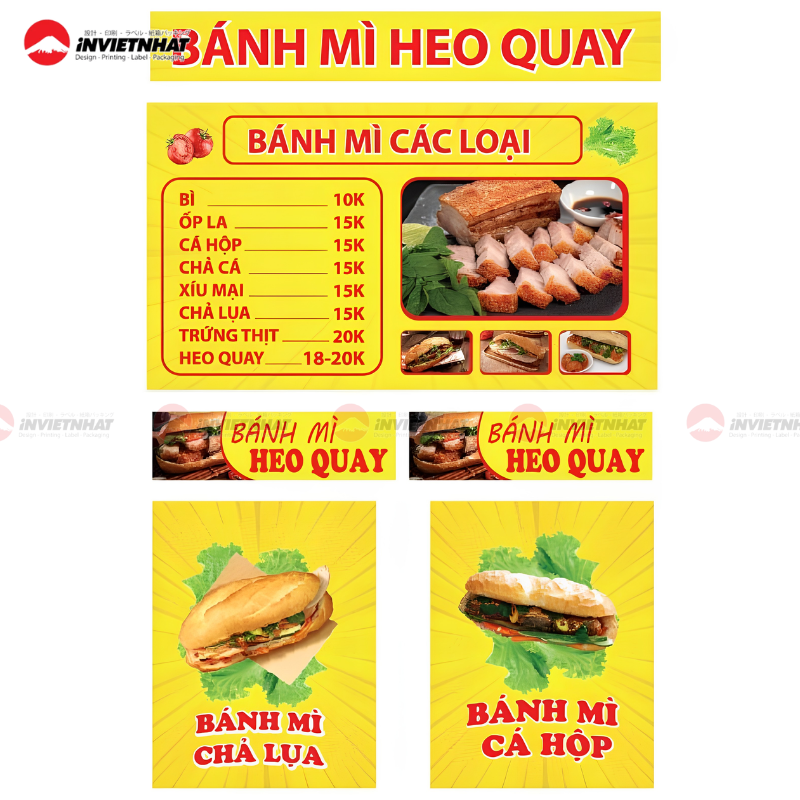  Decal dán xe bánh mì được thi công chất lượng