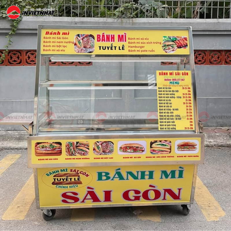 Mẫu decal xe bánh mì truyền thống