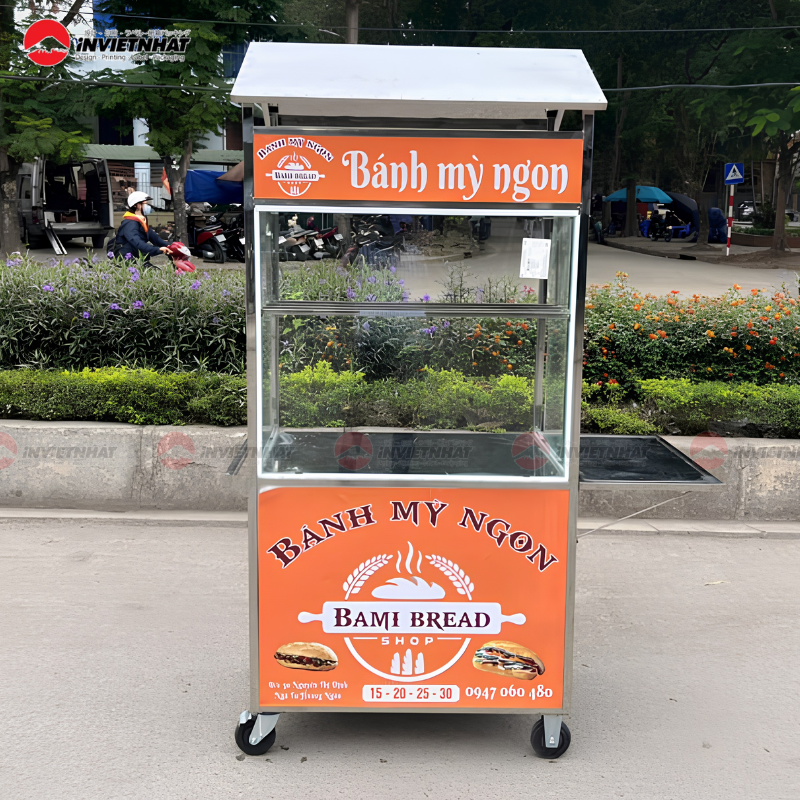 Mẫu decal dán xe bánh mì truyền thống