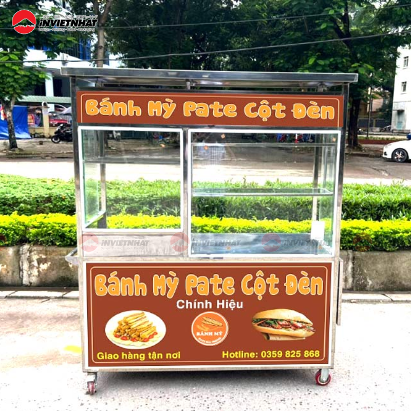 Mẫu decal xe bánh mì truyền thống đẹp