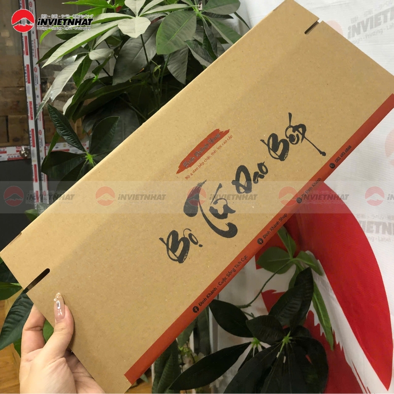 Hop giay kraft in dep mat