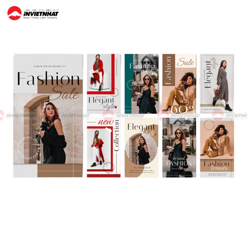 Catalogue nữ phong cách tạp chí