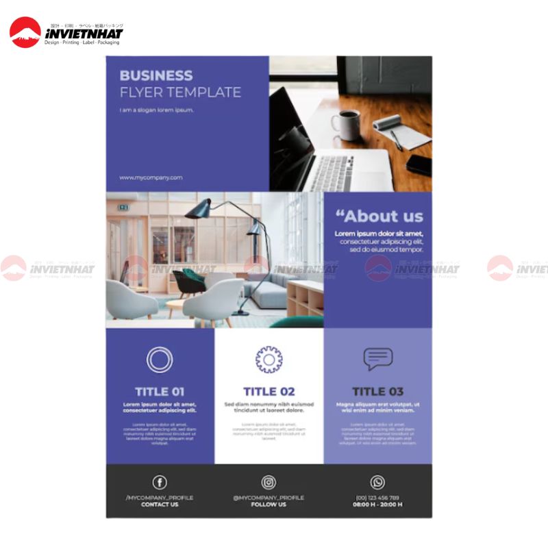 Layout catalogue nội thất văn phòng mở