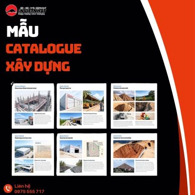 Mẫu Catalgoue xây dựng đẹp và chuyên nghiệp