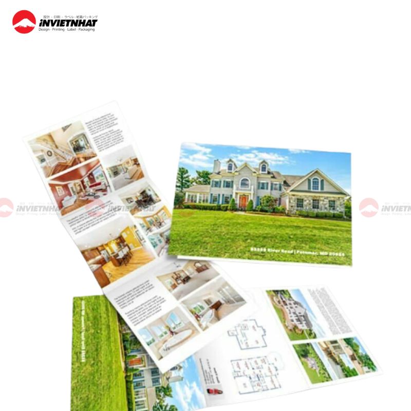 Mẫu catalogue bất động sản nhà đất sân vườn