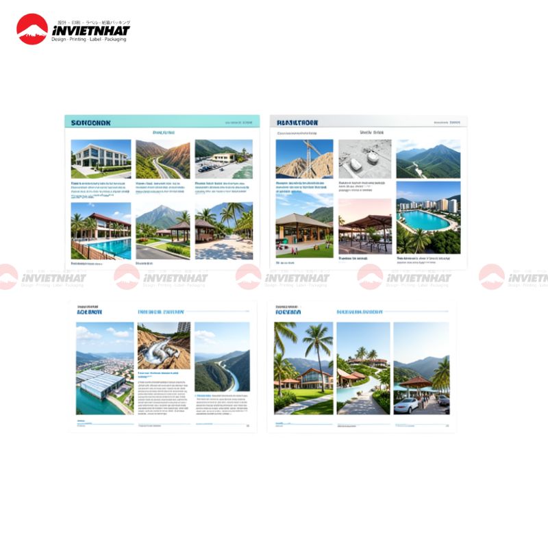 Mẫu catalogue thi công tiện ích Resort & Spa