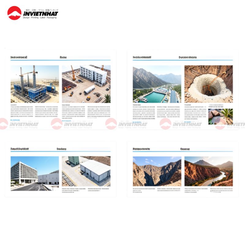 Mẫu catalogue thi công toà nhà và địa chất
