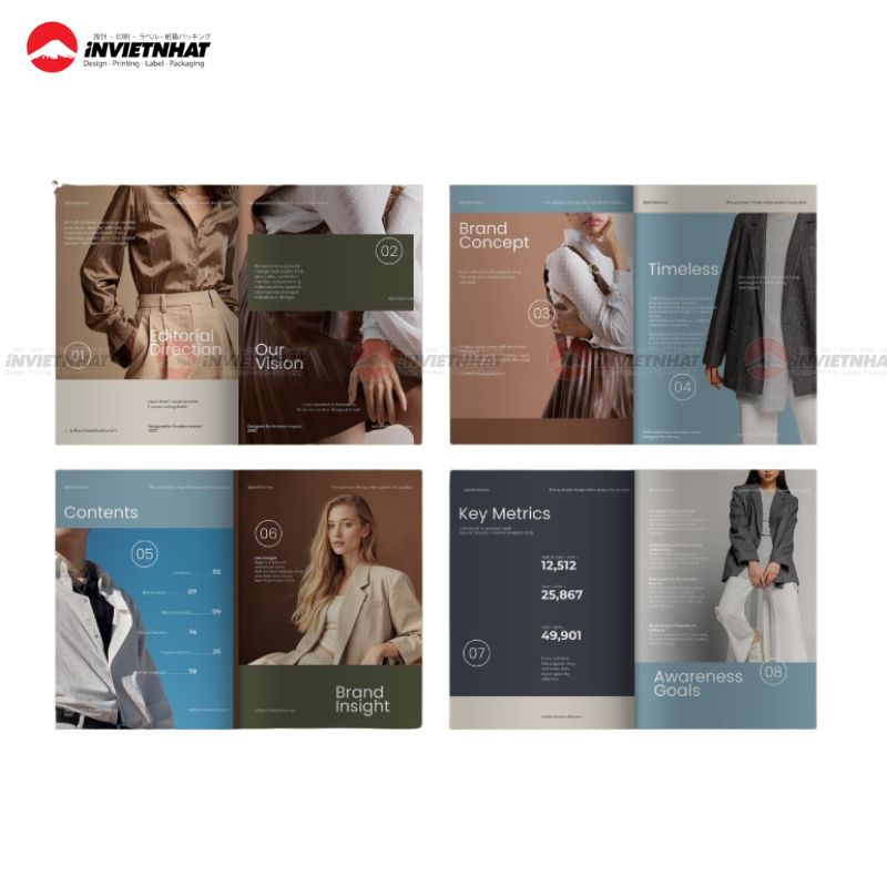 Mẫu catalogue thời trang nữ