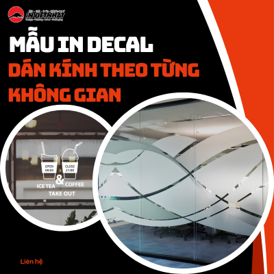 Tổng hợp mẫu decal dán kính đẹp
