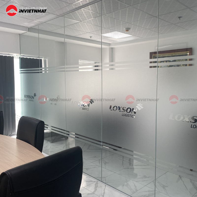 Decal dán kính thiết kế theo yêu cầu