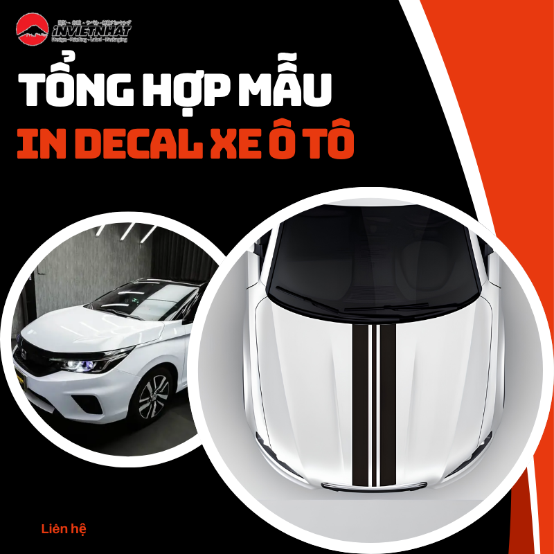Mẫu decal xe hơi đẹp